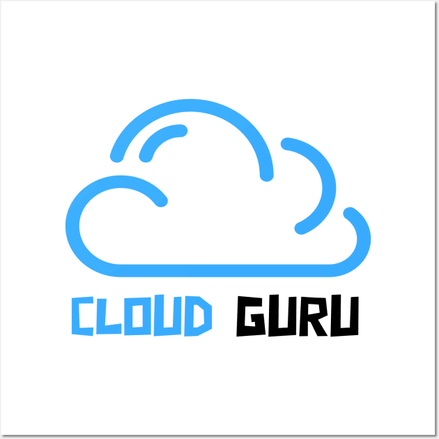 Cloud Guru Wall Art by Cyber Club Tees